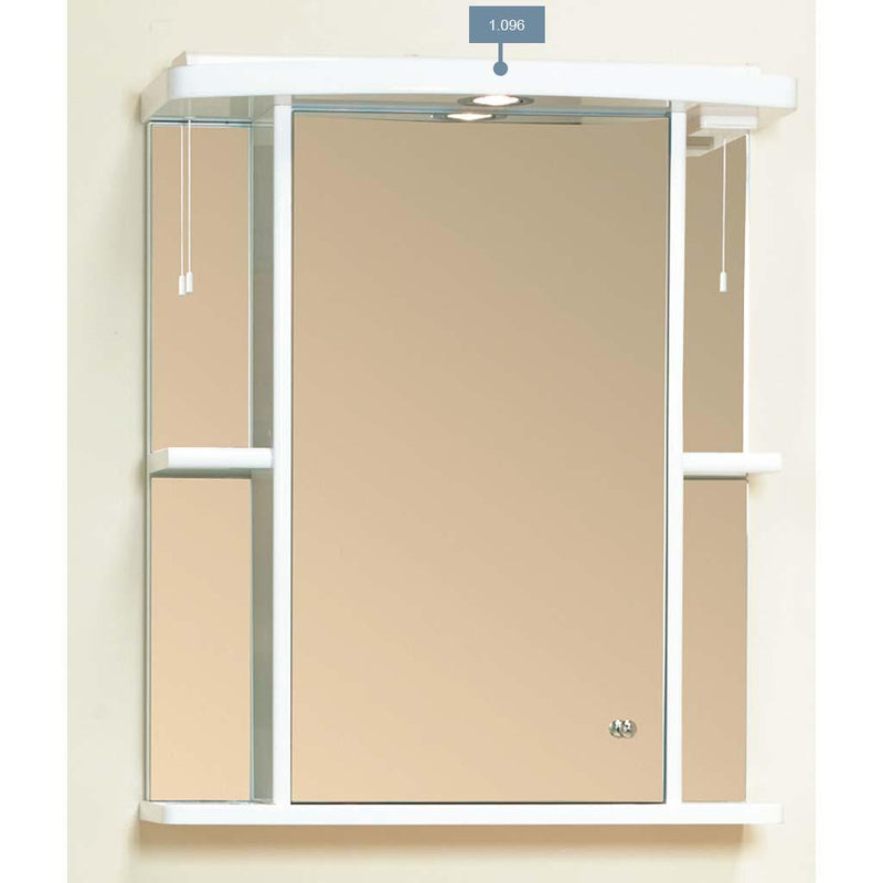 60cm light cabinet cornice, 1 spot