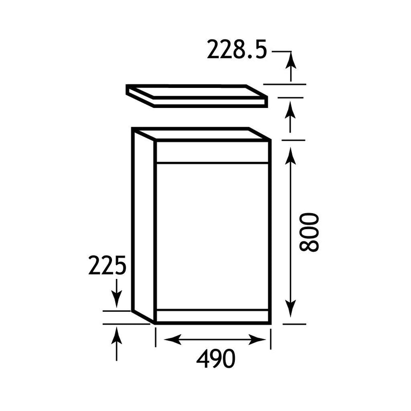 Oslo WC unit plinth