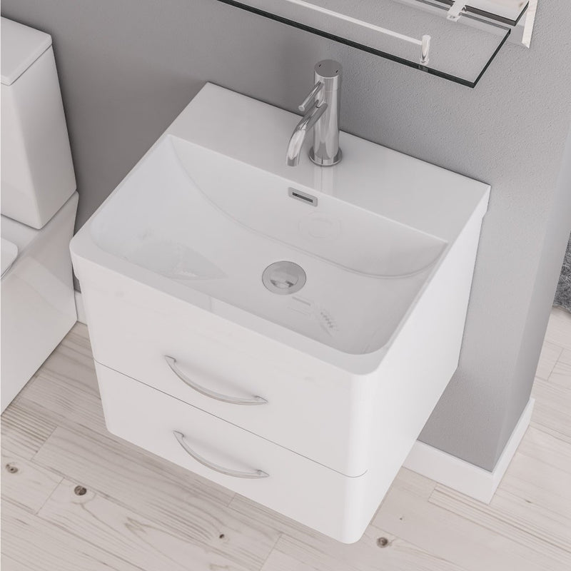 Cavone 50cm Ceramic Cabinet Basin