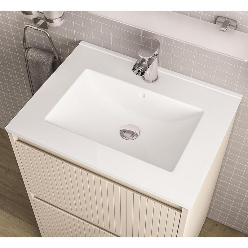 Universal 600 Square Ceramic Basin