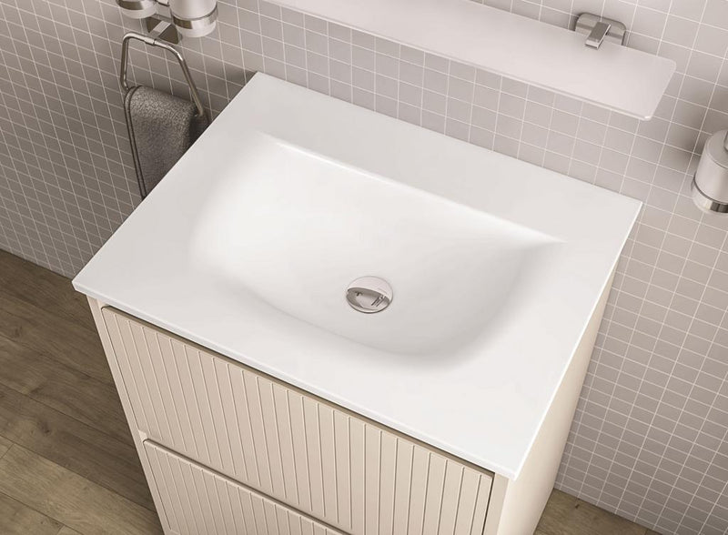 Universal 600 Basin No Tap Holes