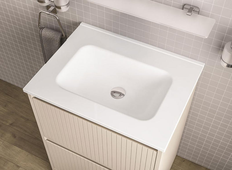 Universal 600 Round Ceramic Basin No Tap Holes