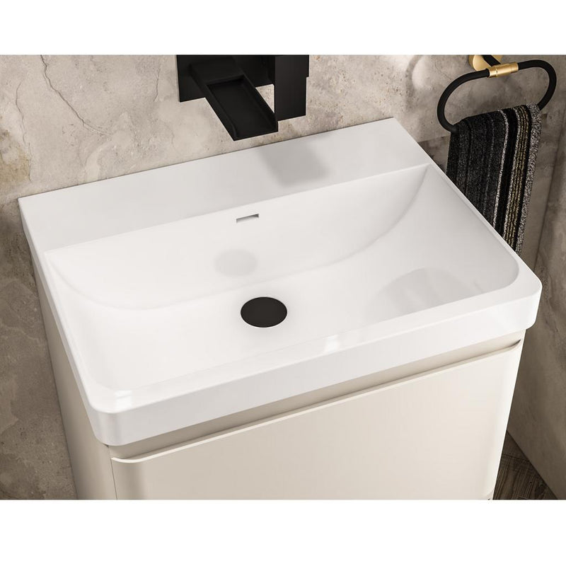 Cavone 50cm Ceramic Cabinet Basin No Tap Holes