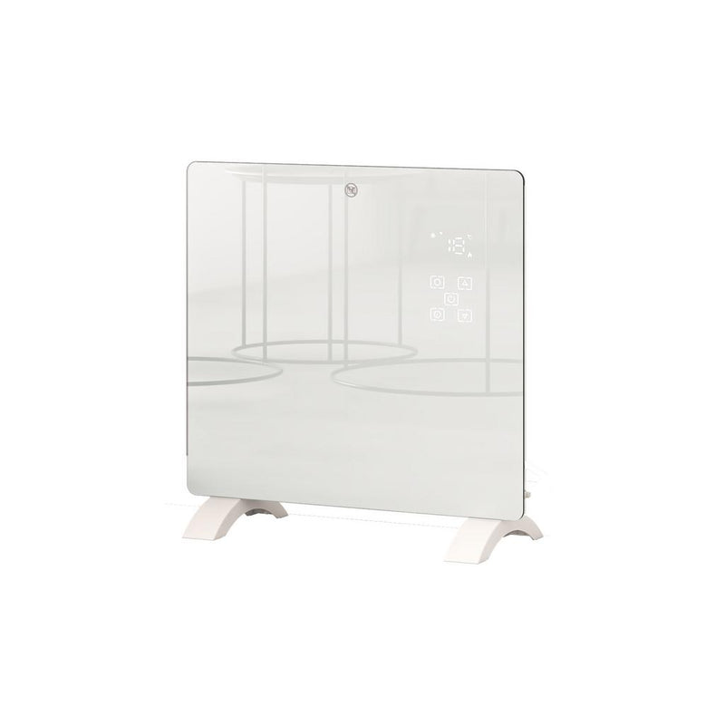 Cortona 465 x 510 Glass Fronted Electric Radiator 1000W