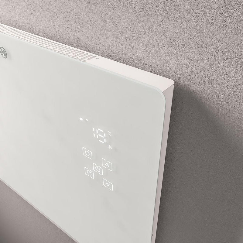 Cortona 465 x 640 Glass Fronted Electric Radiator 1500W