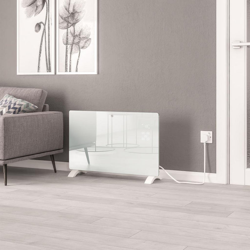 Cortona 465 x 770 Glass Fronted Electric Radiator 2000W