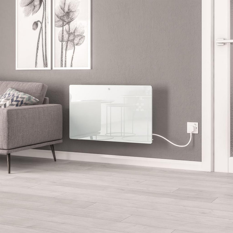 Cortona 465 x 770 Glass Fronted Electric Radiator 2000W