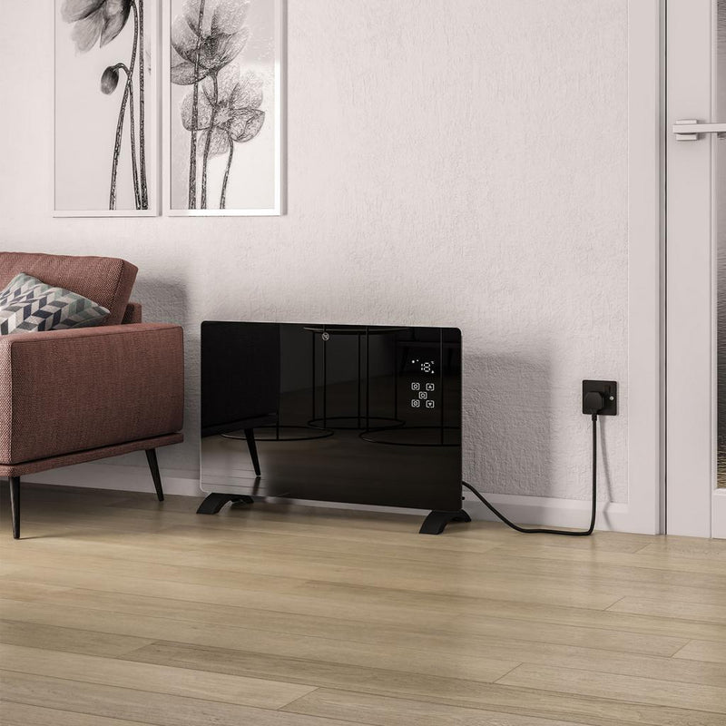 Cortona 465 x 770 Glass Fronted Electric Radiator 2000W