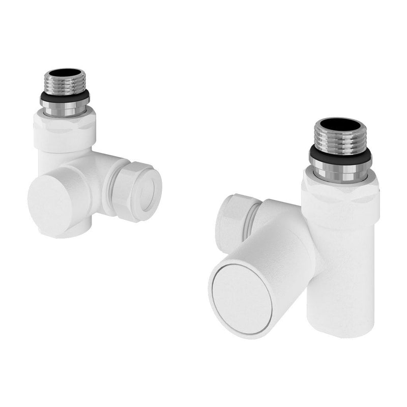 Corner Manual Dual Fuel Radiator Valves (pair)