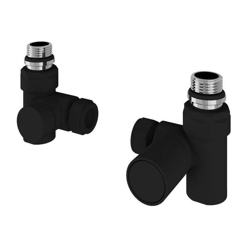 Corner Manual Dual Fuel Radiator Valves (pair)