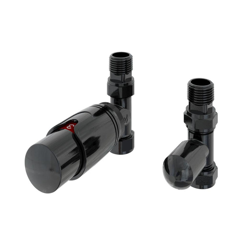 15mm Straight TRV and Lockshield Valve