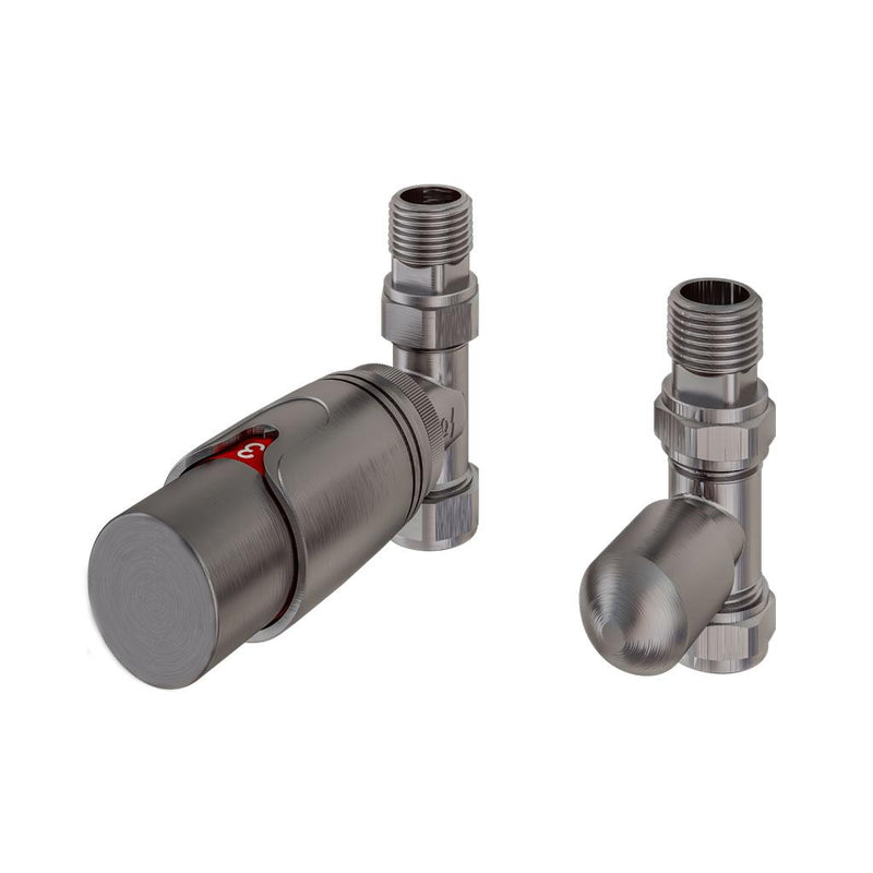 15mm Straight TRV and Lockshield Valve
