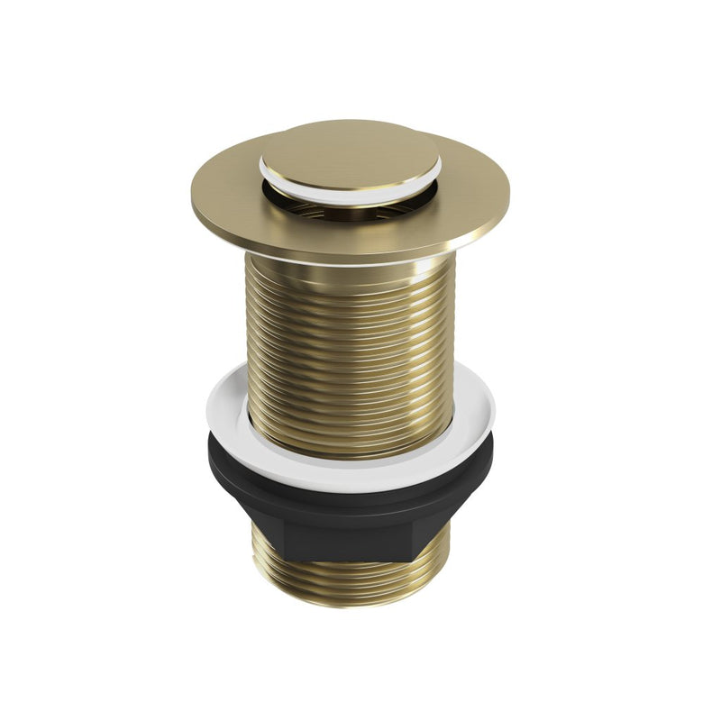 Unslotted Push Button Basin Waste