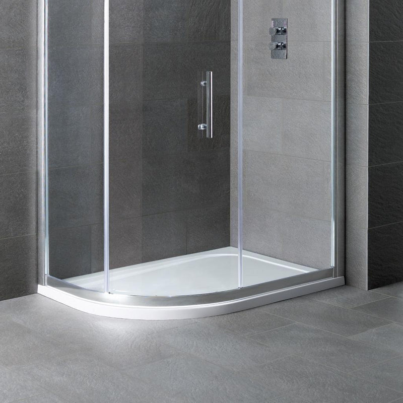 Volente 1400 x 760 LH offset Quad ABS stone resin