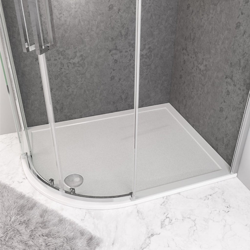 Corsair Anti-Slip 1200 x 900 Offset Quad LH 28mm Shower Tray