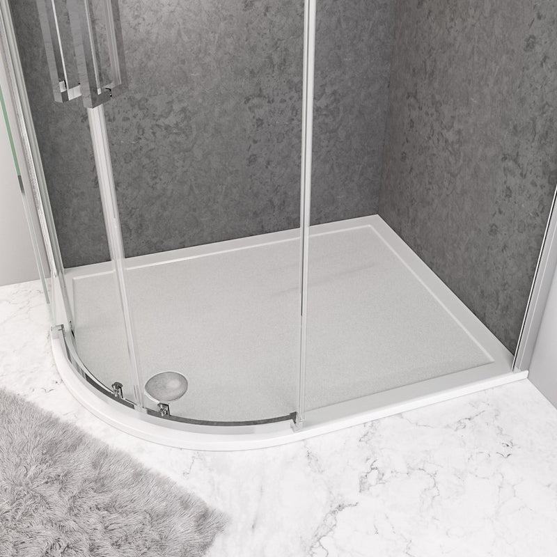 Corsair Anti-Slip 1200 x 900 Offset Quad LH 28mm Shower Tray