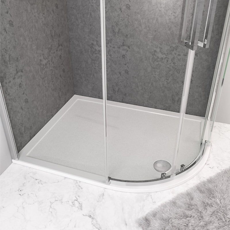 Corsair Anti-Slip 1200 x 900 Offset Quad RH 28mm Shower Tray