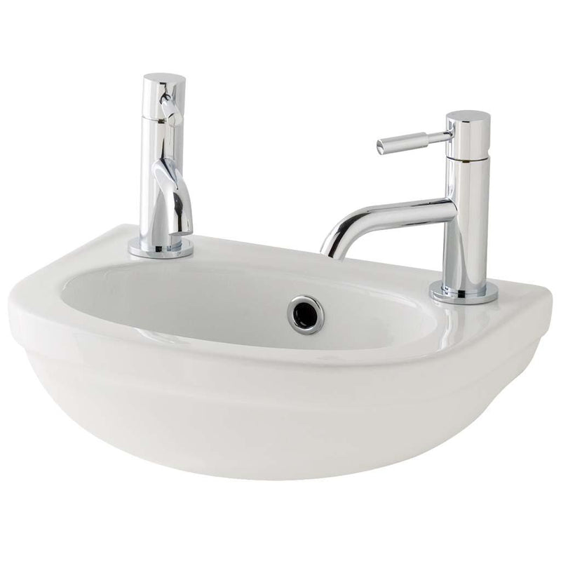 Dura cloakroom basin 360mm 2TH