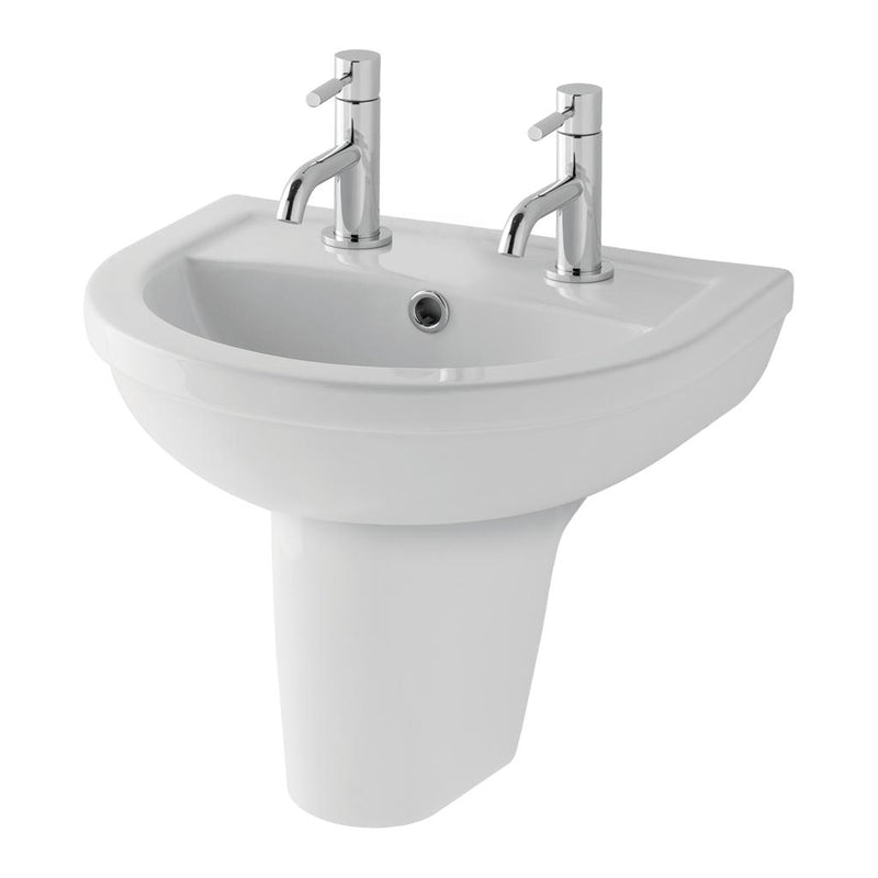 Dura Basin 450mm 2TH inc Fixings