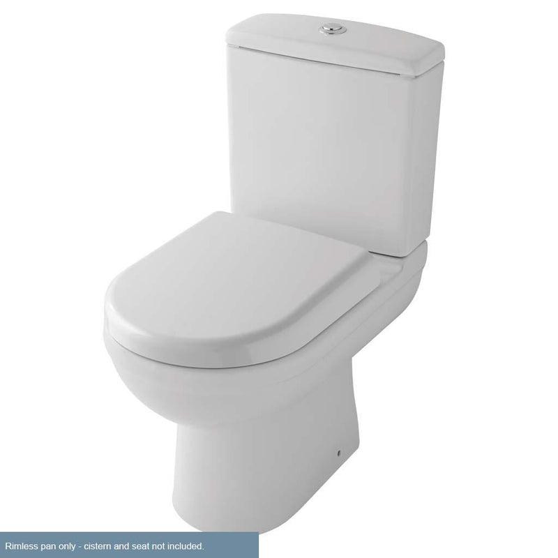 Dura Rimless Comfort height pan