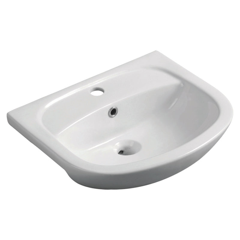 Osterley 500mm semi recessed Basin