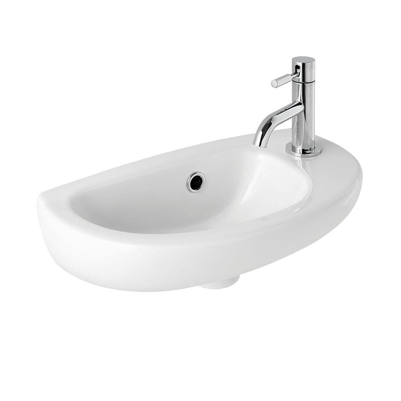Kompact cloakroom basin 419x216 1TH RH