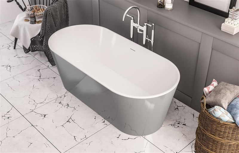 Lambeth Freestanding bath 1590x740x560mm inc waste