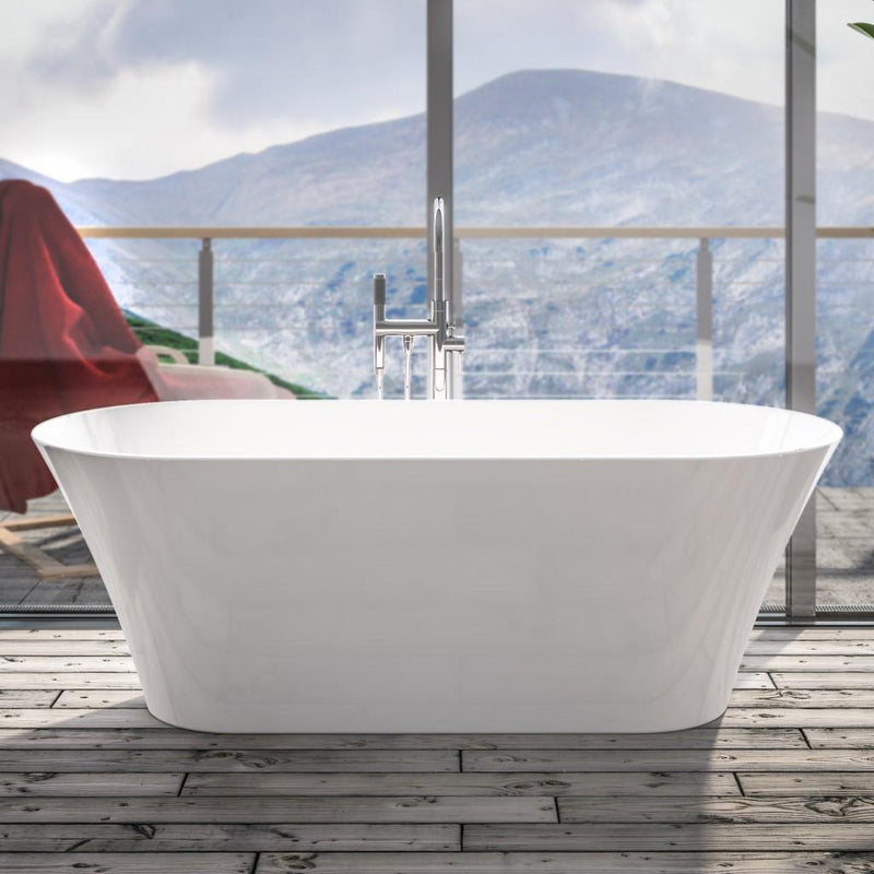 Charlton Freestanding bath 1650x740x565mm inc waste