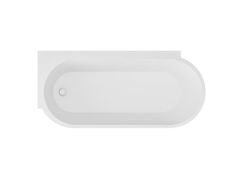 Bray 1600 LH Bath inc waste