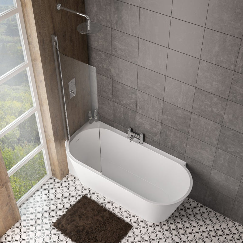Bray 1600 LH Bath inc waste