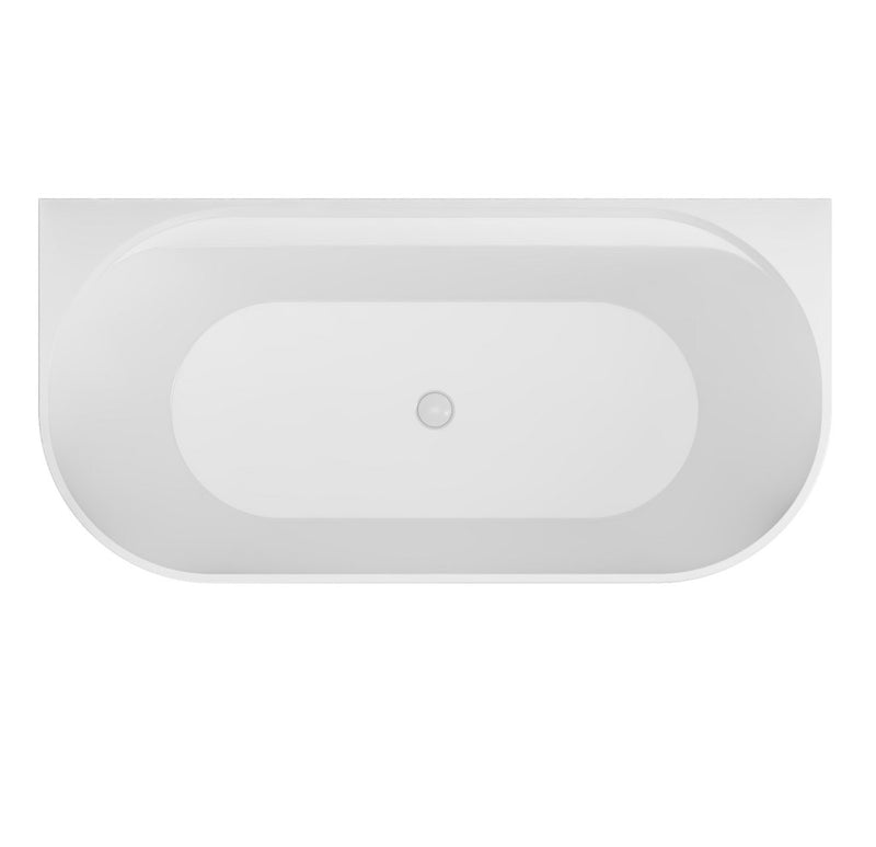 Grafton D shaped Bath 1650x800