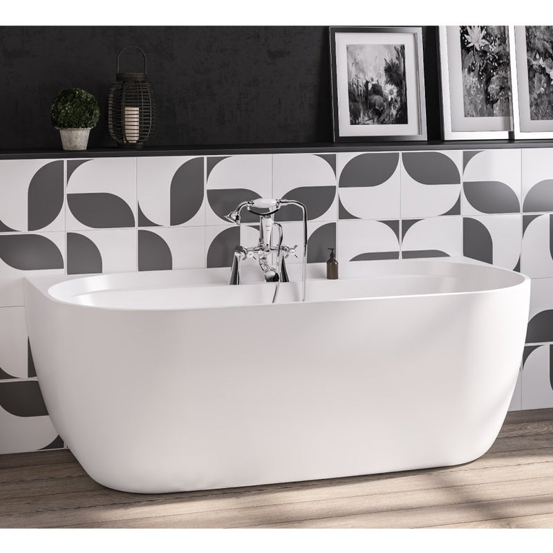 Grafton D shaped Bath 1650x800