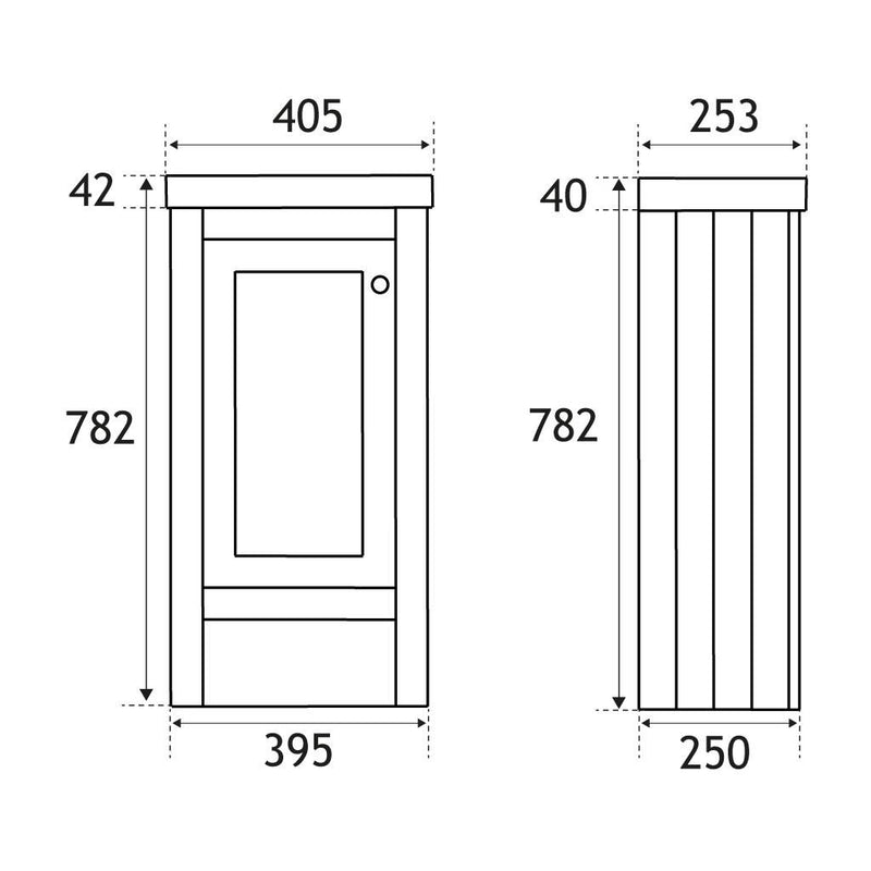 Hardwick 39cm Traditional Unit