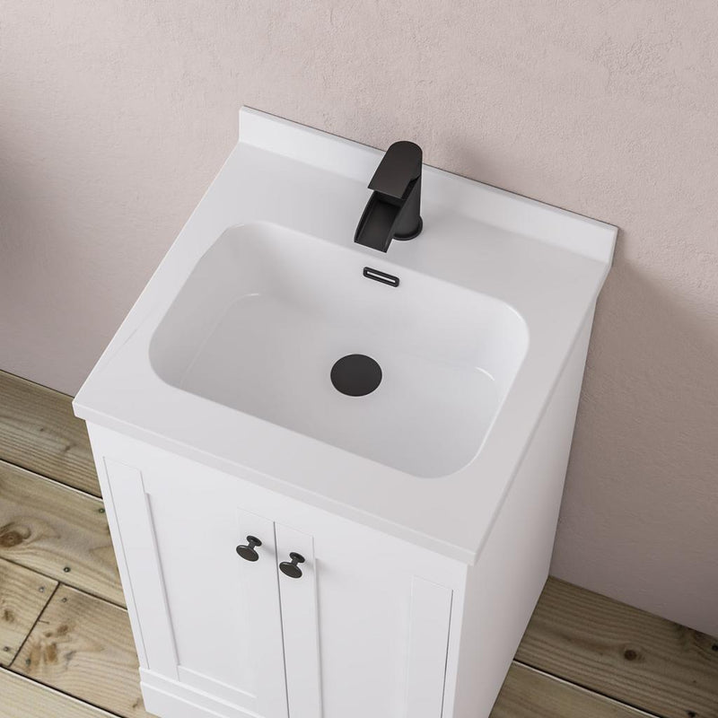 Hardwick 500 mm Polymarble Square Basin