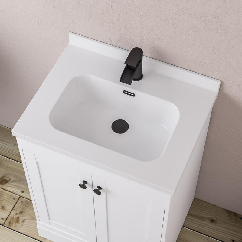 Hardwick 600 mm Polymarble Square Basin