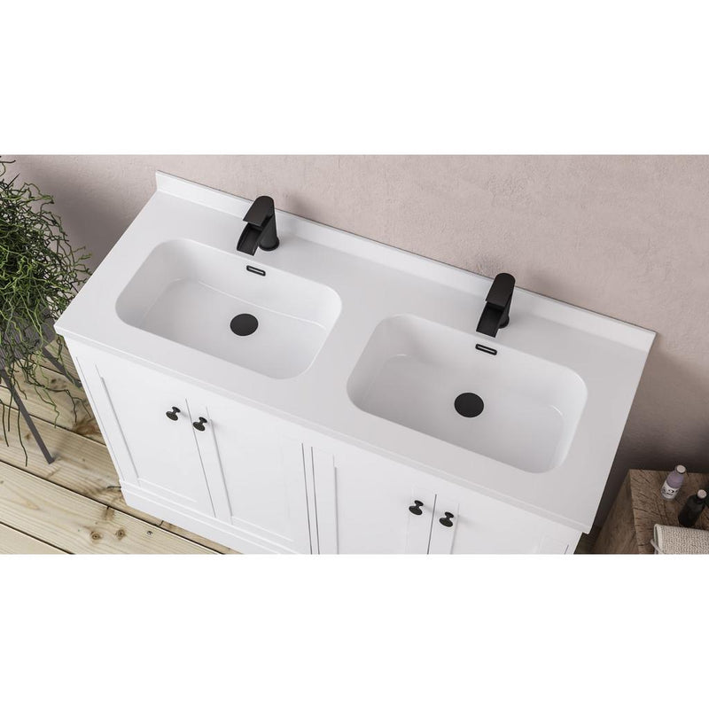 Hardwick Straight 1200mm Double Bowl Floorstanding Vanity Unit