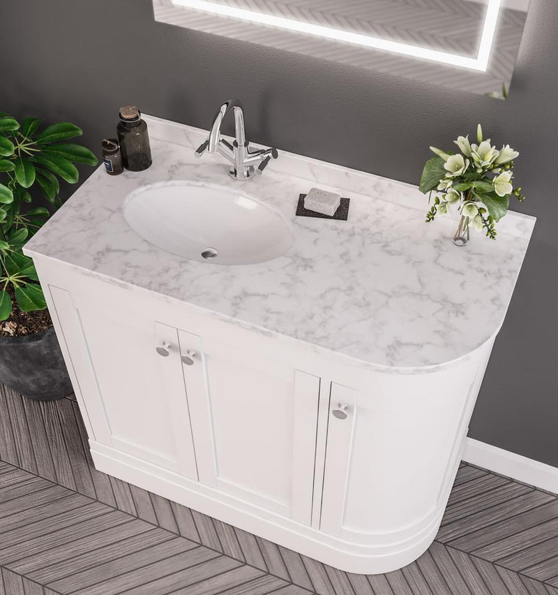 Hardwick Quartz Corner 90cm Basin LH
