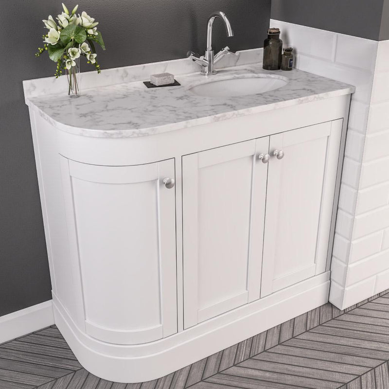 Hardwick Quartz Corner 90cm Basin RH