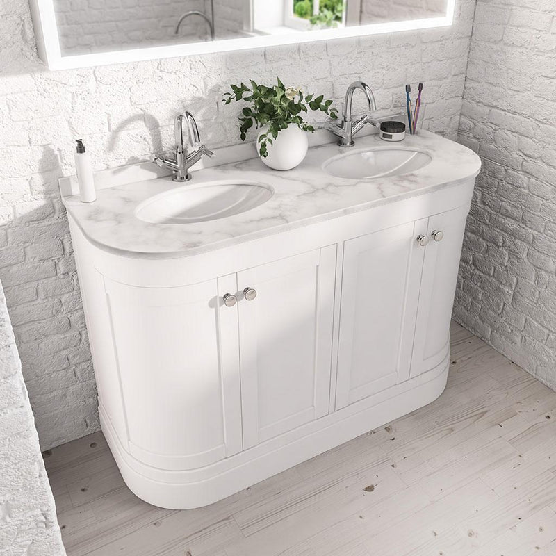 Hardwick Traditional double bowl Vanity Unit