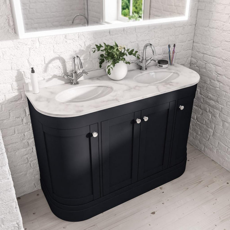 Hardwick Traditional double bowl Quartz basin