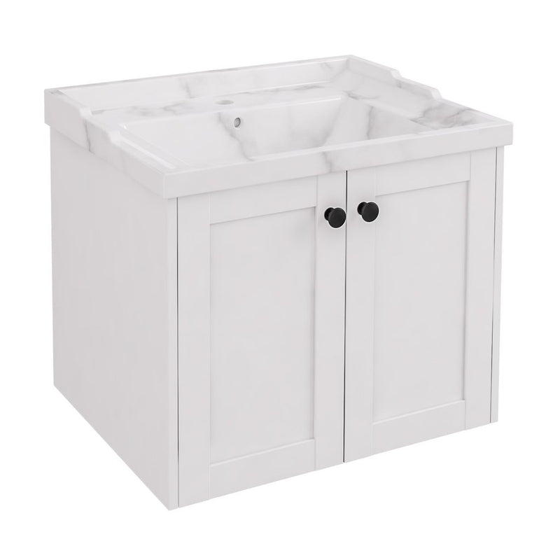 Hardwick Straight 600mm wall hung