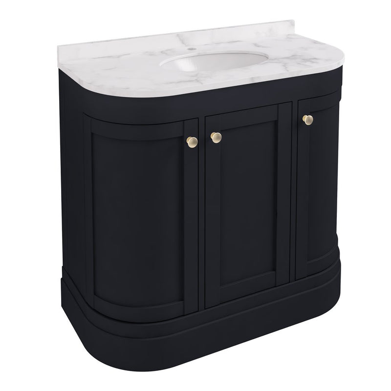 Hardwick 900mm Single Bowl floor standing vanity Unit