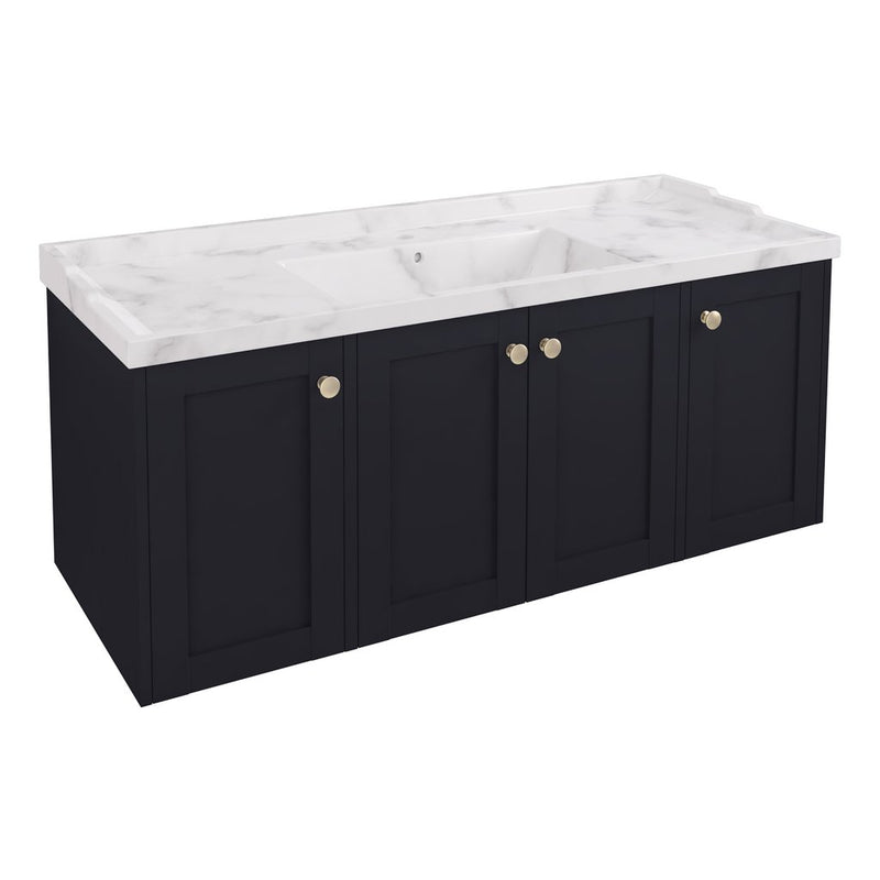 Hardwick Straight 1200mm Single Bowl wall hung vanity Unit