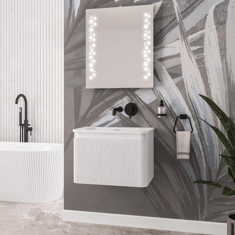 Belice Fluted 60 Wall Hung Unit