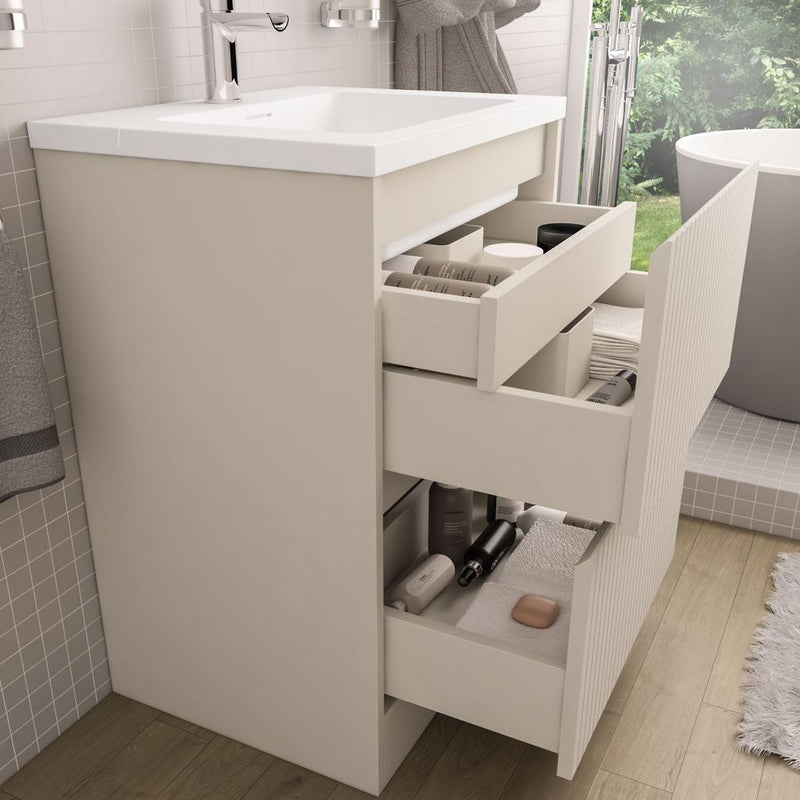 Stockton 60cm Fluted Drawer Base Unit