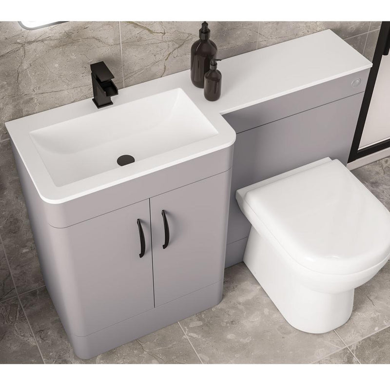 Chaddesley 120cm Polymarble BasinTop LH