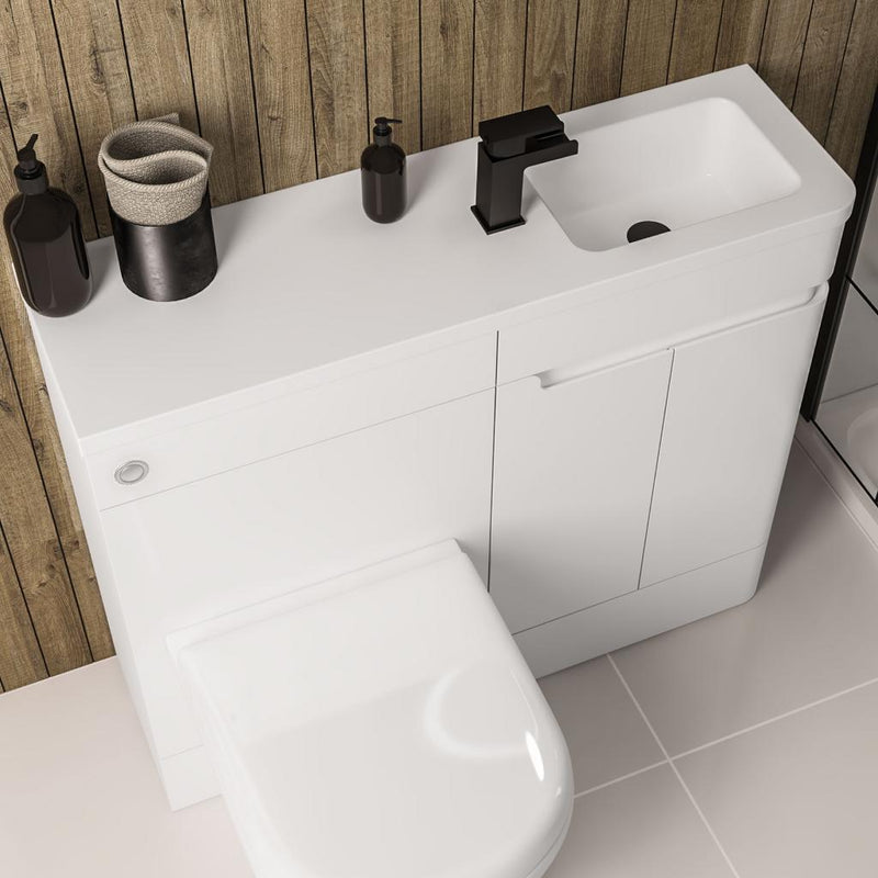 Arda 100cm Polymarble Basin Top RH