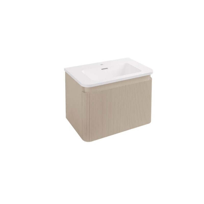 Belice Fluted 60cm wall hung unit