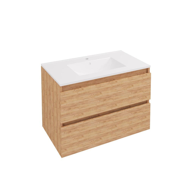 Olympia 80cm wall hung drawer unit