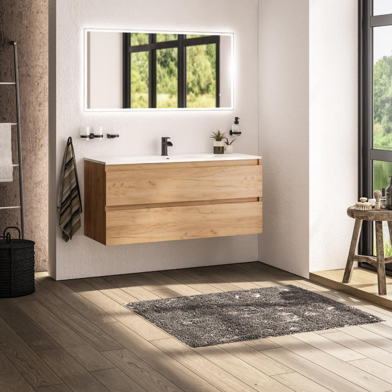 Olympia 120cm wall hung drawer unit